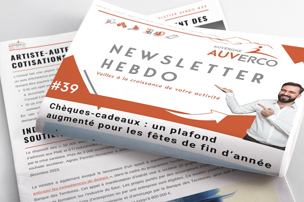 Newsletter Hebdo 39